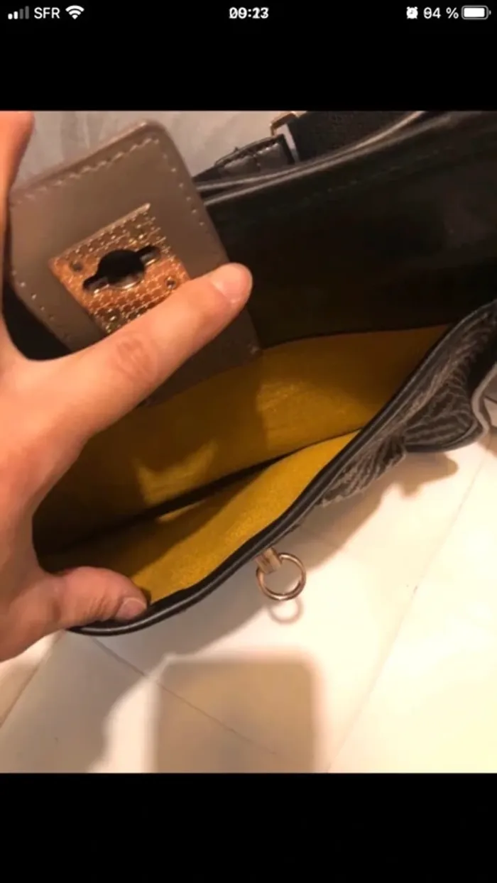 Sac bandoulière noir - photo numéro 6