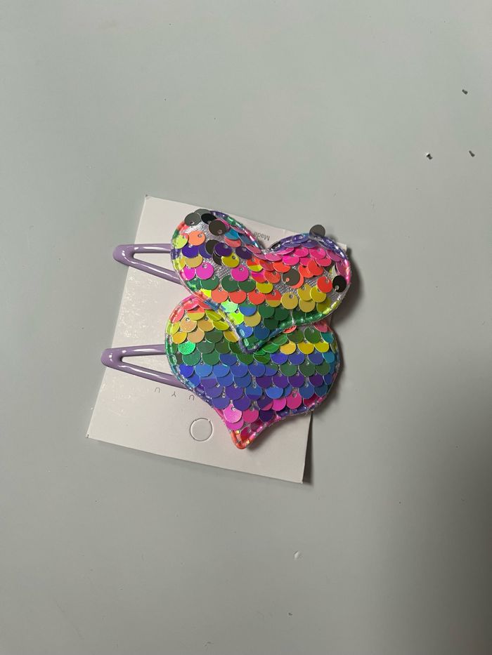 Barrette à cheveux fille pailleté - photo numéro 5