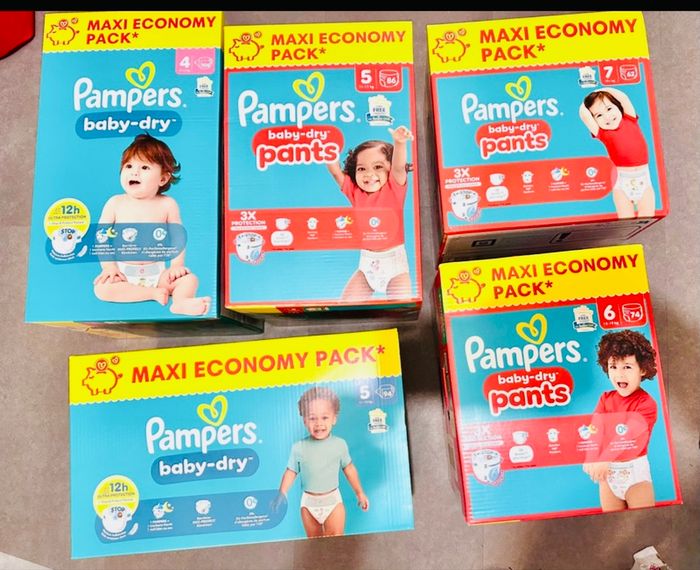 Pampers pants baby dry