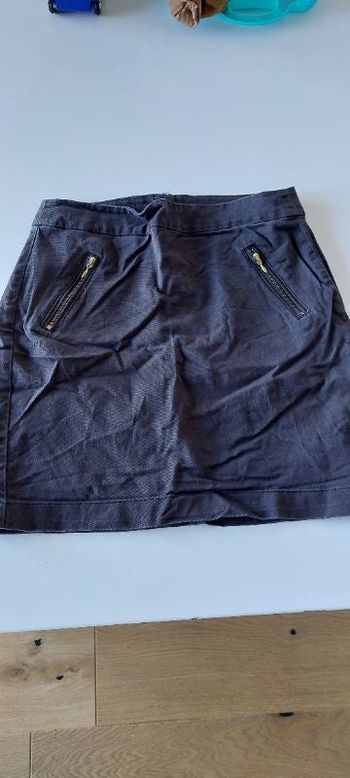 Jupe camaïeu maron 34