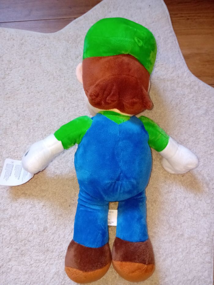 Peluche Luigi super mario - photo numéro 2