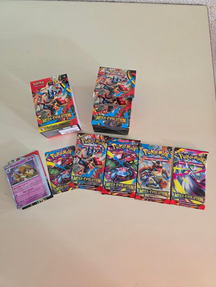 Kit ap me1 pokemon ouvert booster neuf