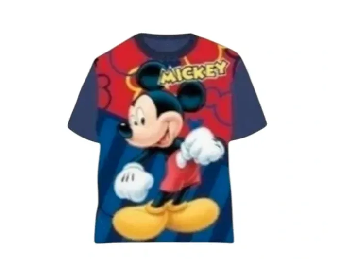 T shirt Mickey 2 ans bleu marine