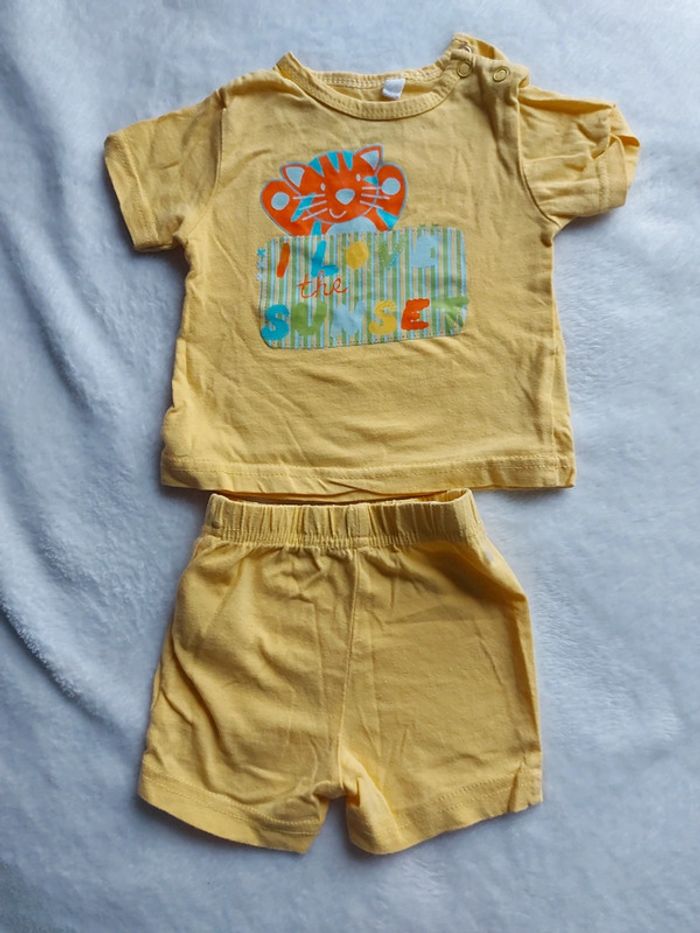 Ensemble short 3 mois