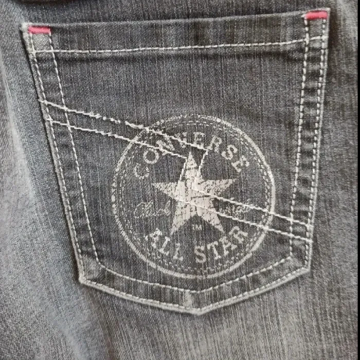 Short en jean gris converse 6 ans - photo numéro 4