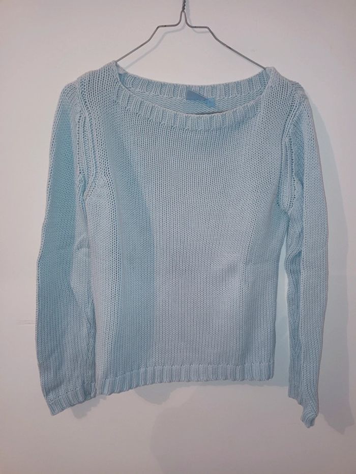 Pull bleu ciel