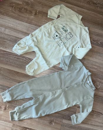 Lot de 2 grenouillères bébé garçon