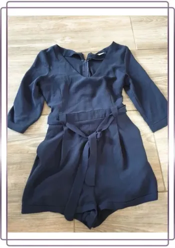 combi short bleu marine Pimkie, très bon état, taille 36