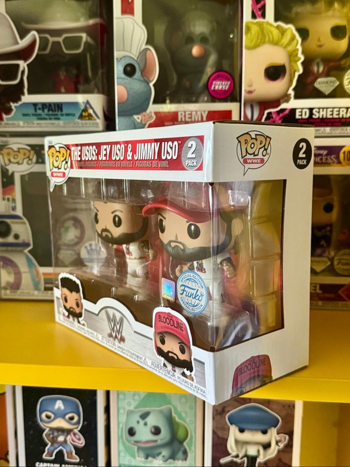 Funko Pop! WWE 2 Pack - WrestleMania 39 - The Usos : Jey Uso & Jimmy Uso - Funko Special Edition - photo numéro 2