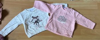 Lot de 2 hauts manches longues - 6 mois