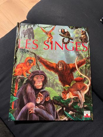 Livre pour enfants la grande imagerie fleurus les singes