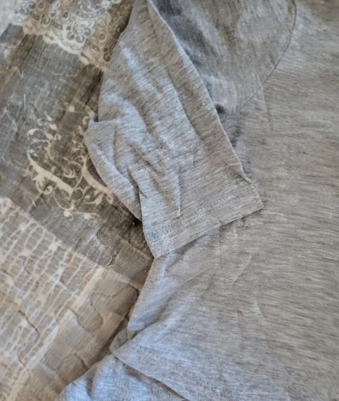 Tee shirt gris kiabi 12 mois - photo numéro 4