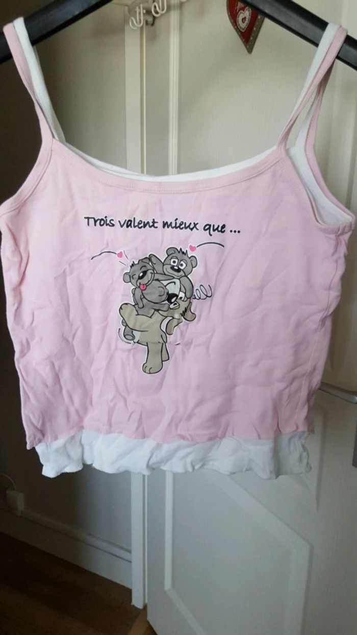 Débardeur rose
