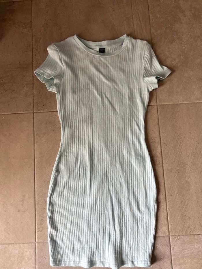 Robe bleu ciel turquoise xs
