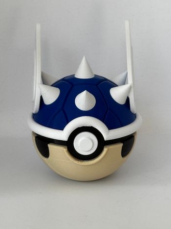 Pokeball carapace Mario, bleue