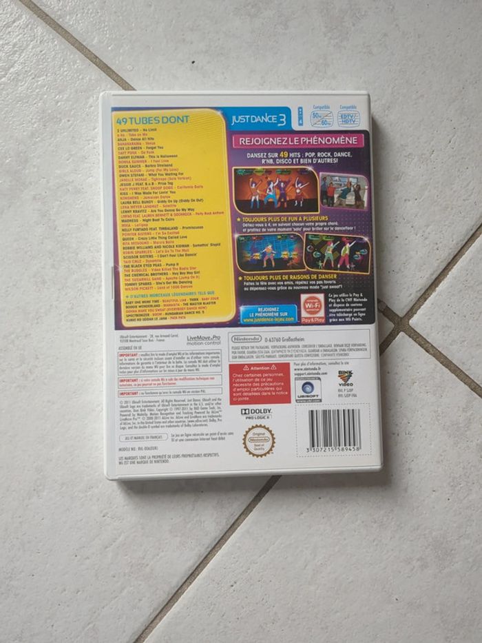 Jeu Wii just dance 3 - photo numéro 3