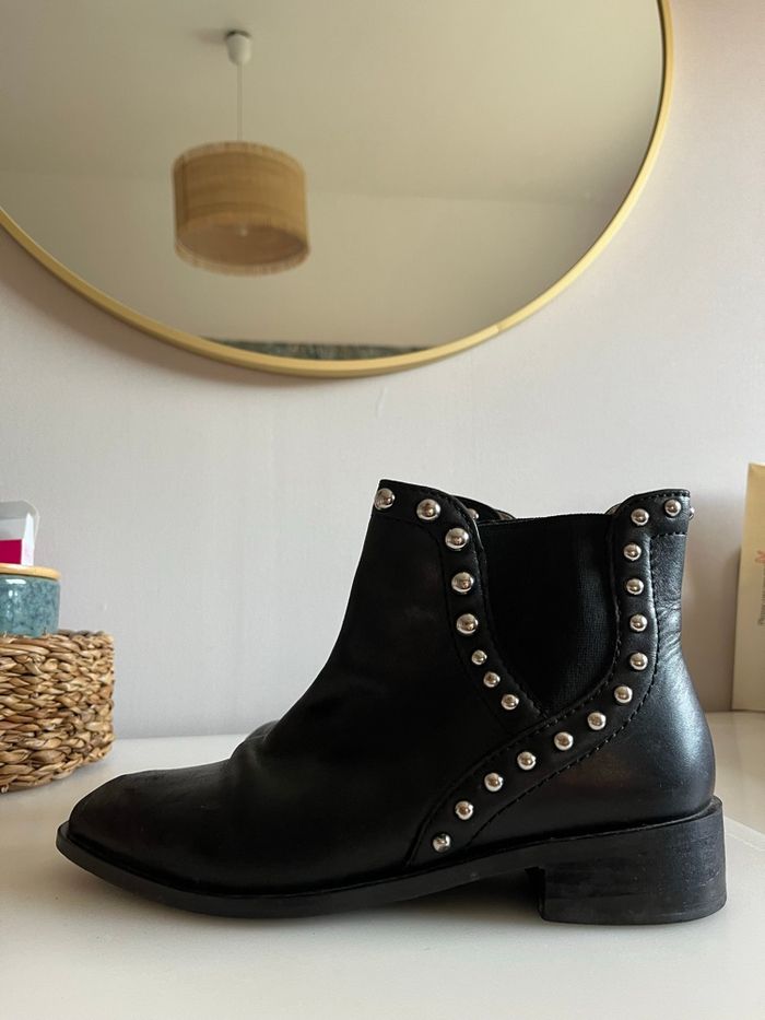 Bottines noires Zara