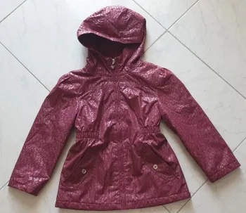 Imperméable bordeaux 6 ans