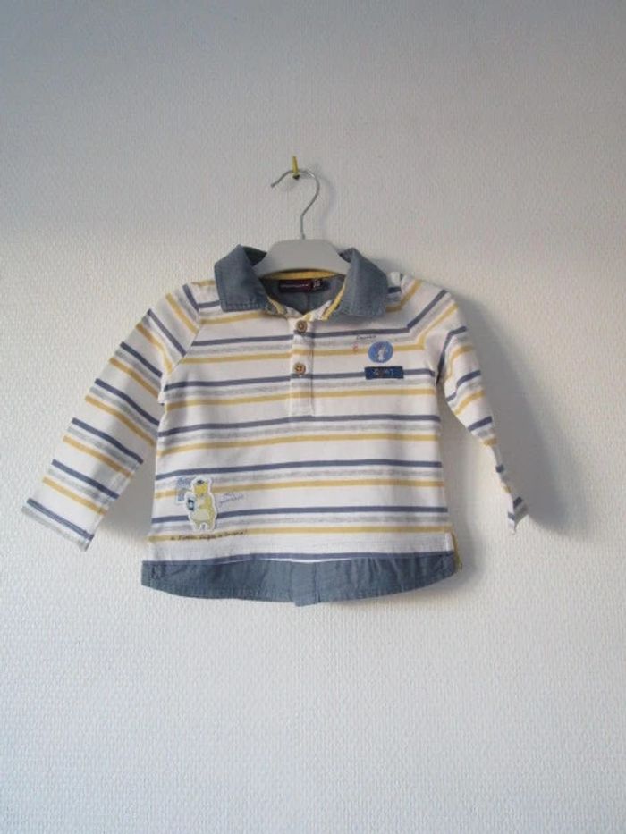 Polo rayé Sergent Major 2 ans TBE