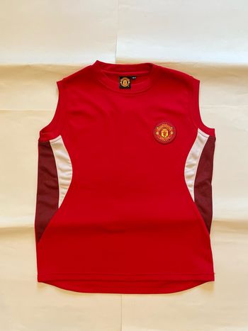 maillot sans manches rouges manchester united 10/11 ans