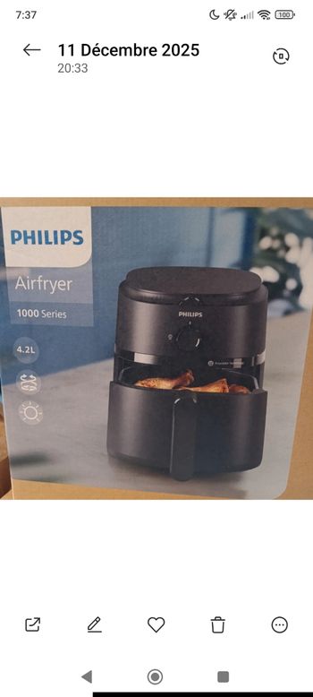 Air fryer philips neuf et emballé. 
