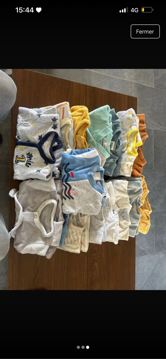 Pyjamas taille naissance - photo numéro 2