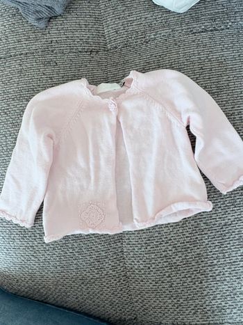 Gilet fille clayeux