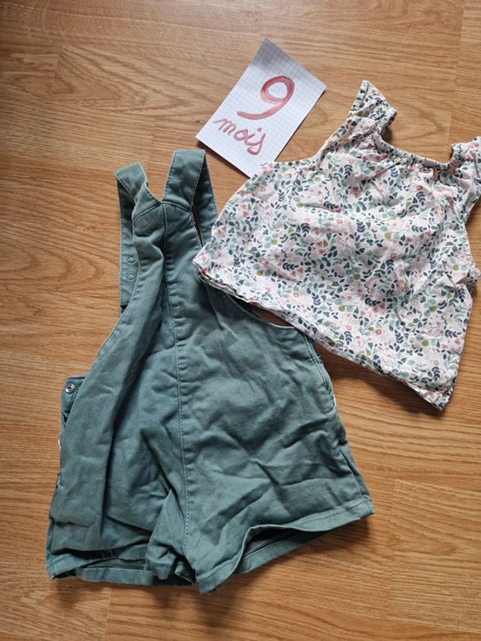 Ensemble salopette short - photo numéro 4