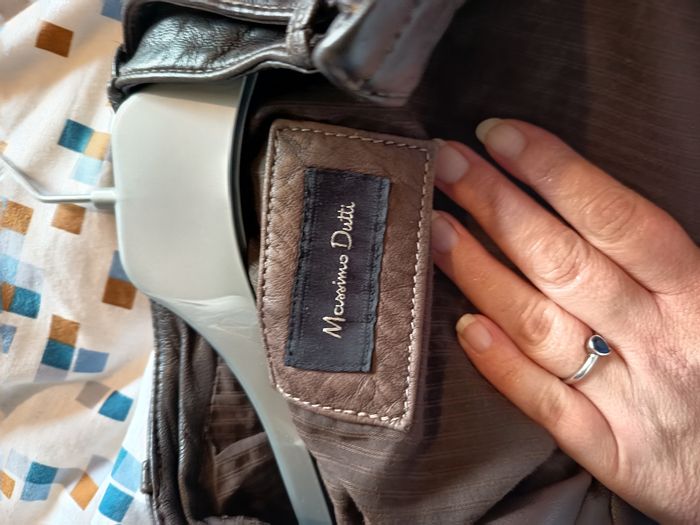 Veste cuir marron - photo numéro 6