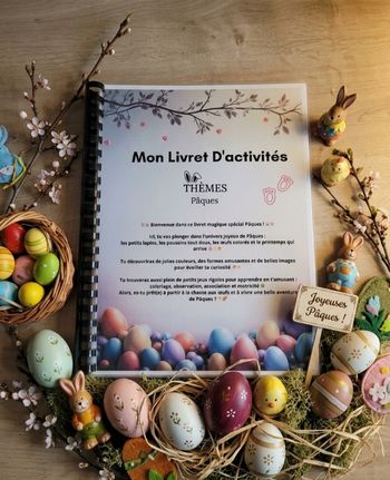 Livre d'activité Pâques Scratch 