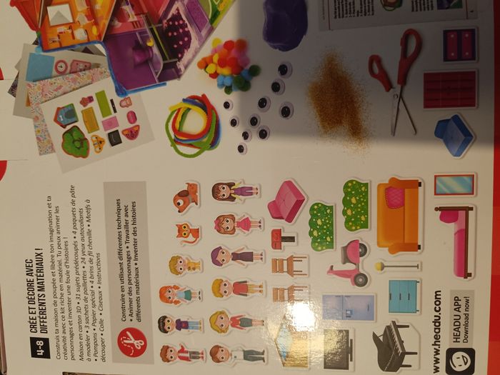 Je crée ma maison de poupées  kit créatif - photo numéro 3