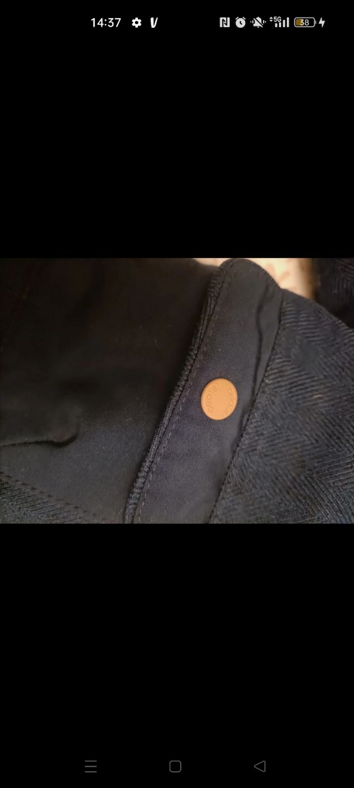 Manteau Obaïbi – 12 mois – Bleu roi – Capuche fourrée – TBE - photo numéro 2