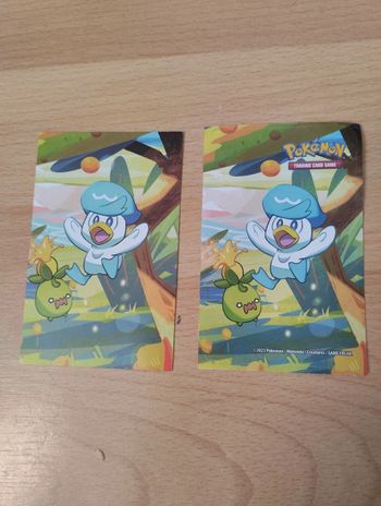 Carte + stickers du Pokémon " Caneton "