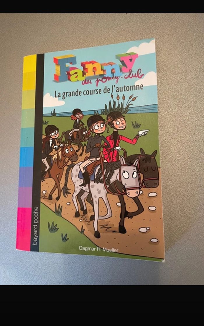 Livre Fanny au poney club « les grandes courses d'automne »