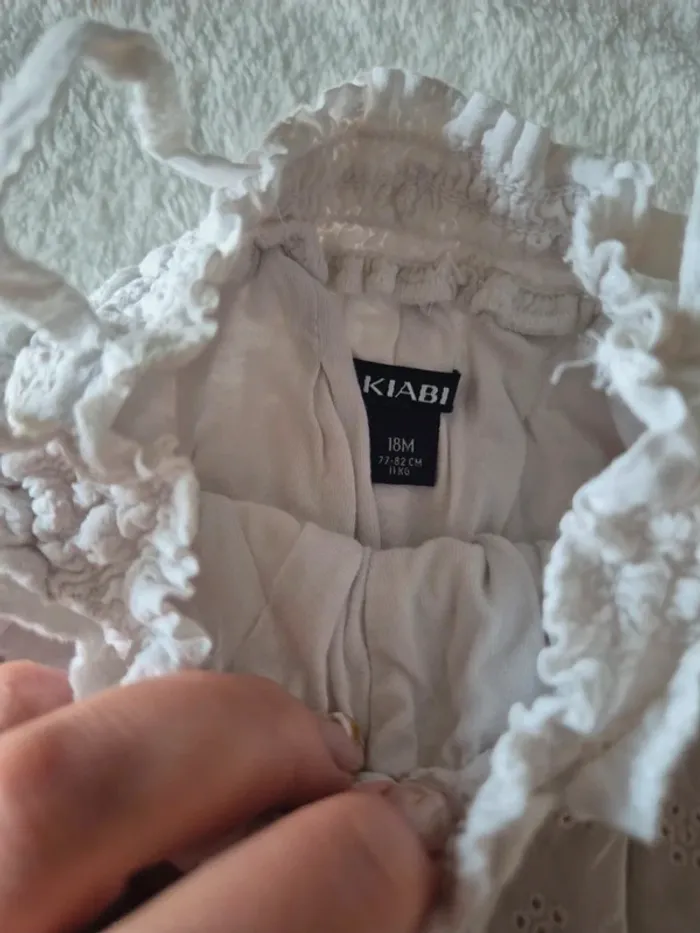 Pantalon en dentelle kiabi 18 mois - photo numéro 2