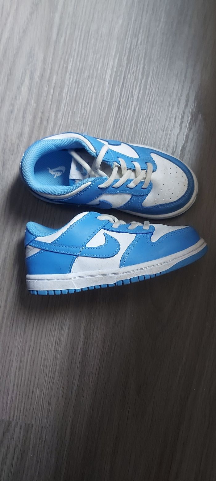 Nike Dunk  low bleu et blanche