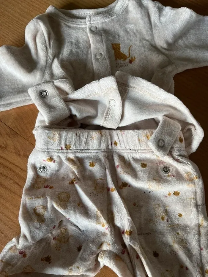 Pyjama deux pièces Naissance Kiabi - photo numéro 3