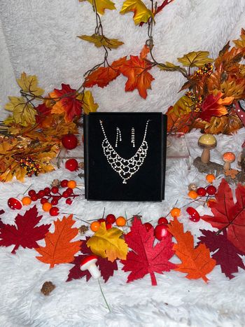 Parure de bijoux de fêtes Mariage Noël ou autres