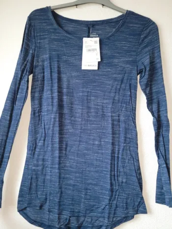 Pull fin manche longue