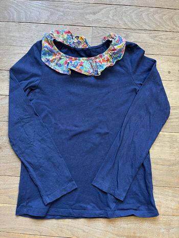 Tee-shirt marine Cyrillus 10 ans