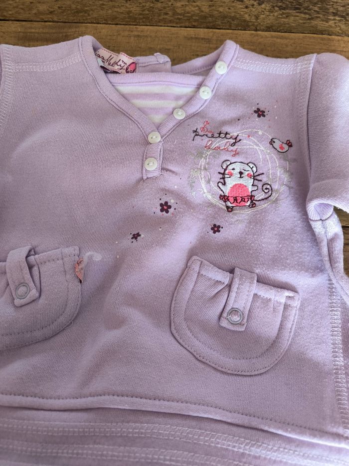 Ensemble jogging bébé fille 6 mois - photo numéro 2