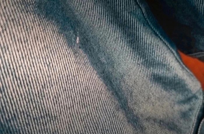 Veste en jean 8ans style vintage avec broderie au dos - photo numéro 9