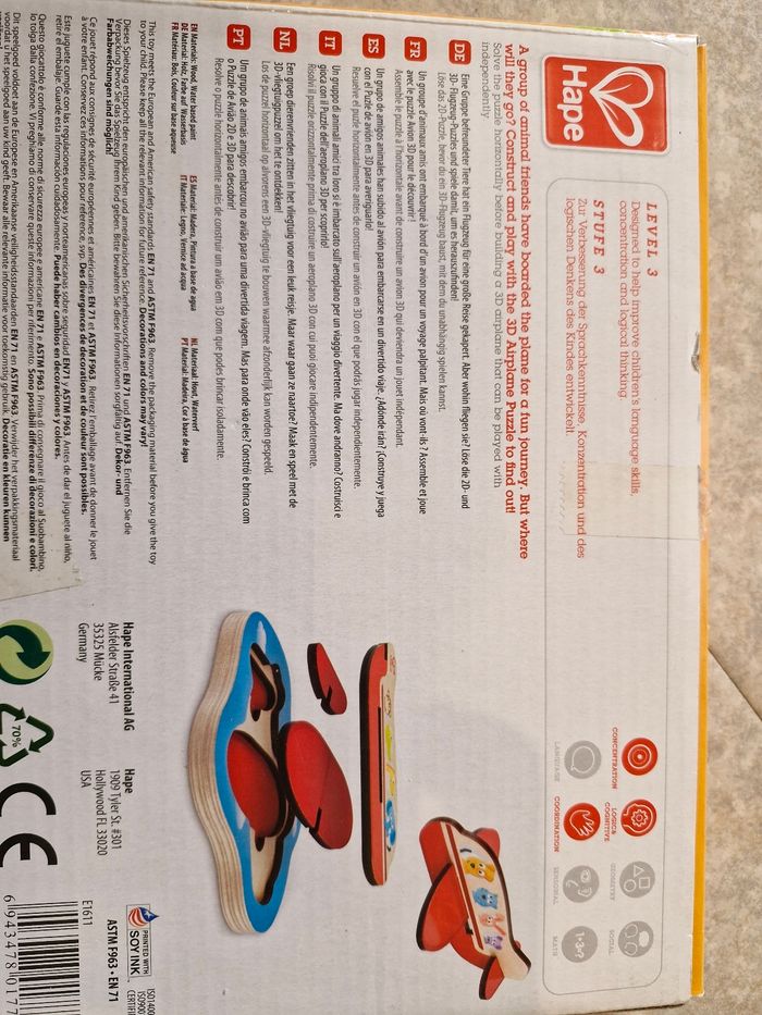 Puzzles 3d avion - photo numéro 2