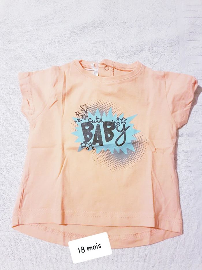 T-shirt miss cutie 18 mois