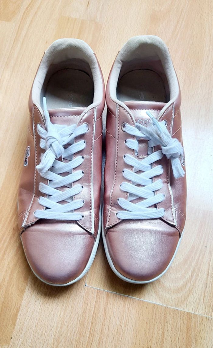 Baskets rose Lacose taile 39.5 - photo numéro 2