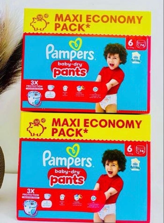 148 Couches Pampers Pants taille 6