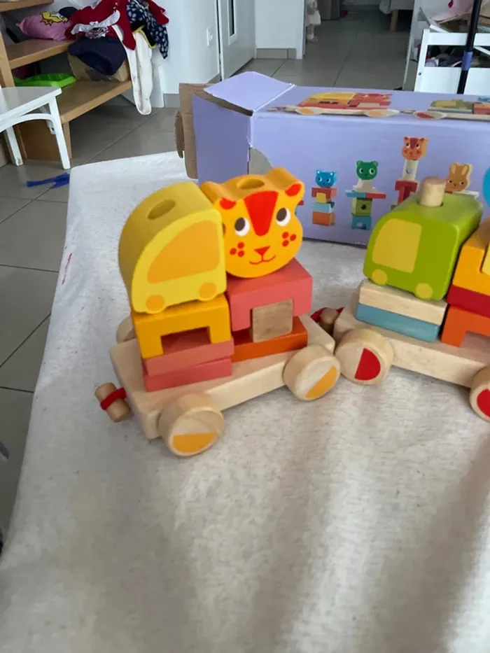 Train bois djeco créaroule neuf - photo numéro 6