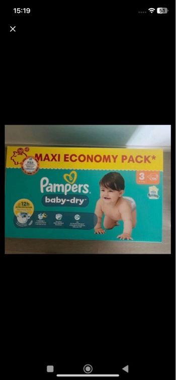 Pampers taille 3