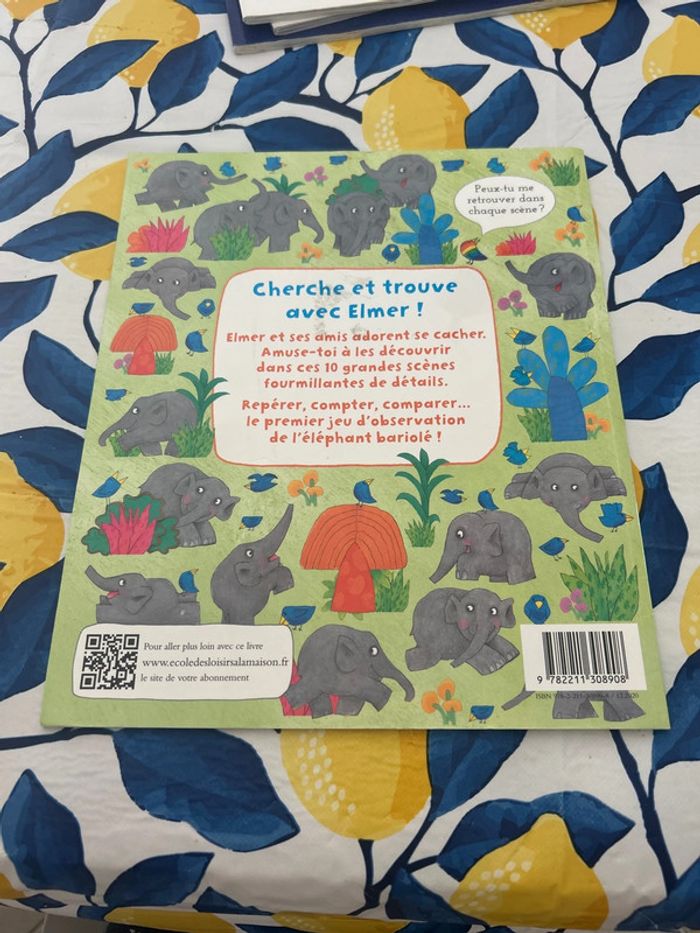 Livre cherche et trouve elmer - photo numéro 2