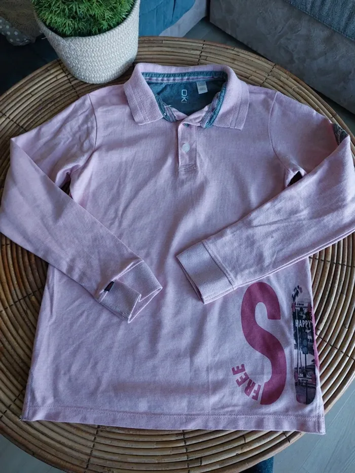 Polo rose - photo numéro 2